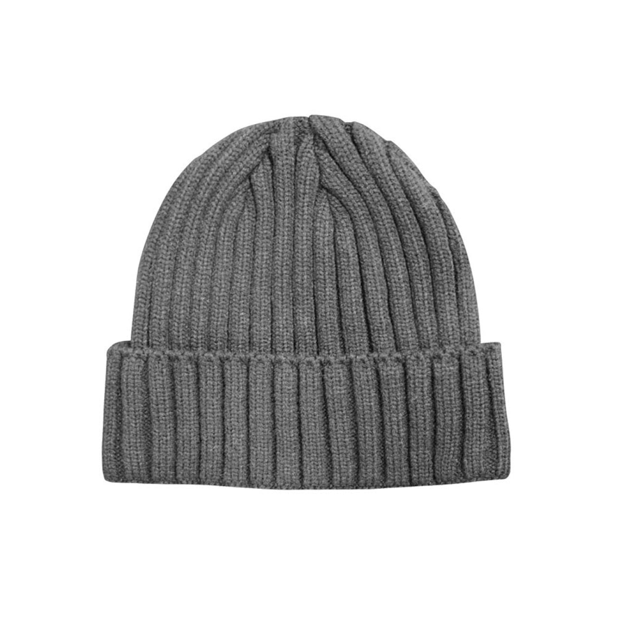 Charcoal tuque on a white background
