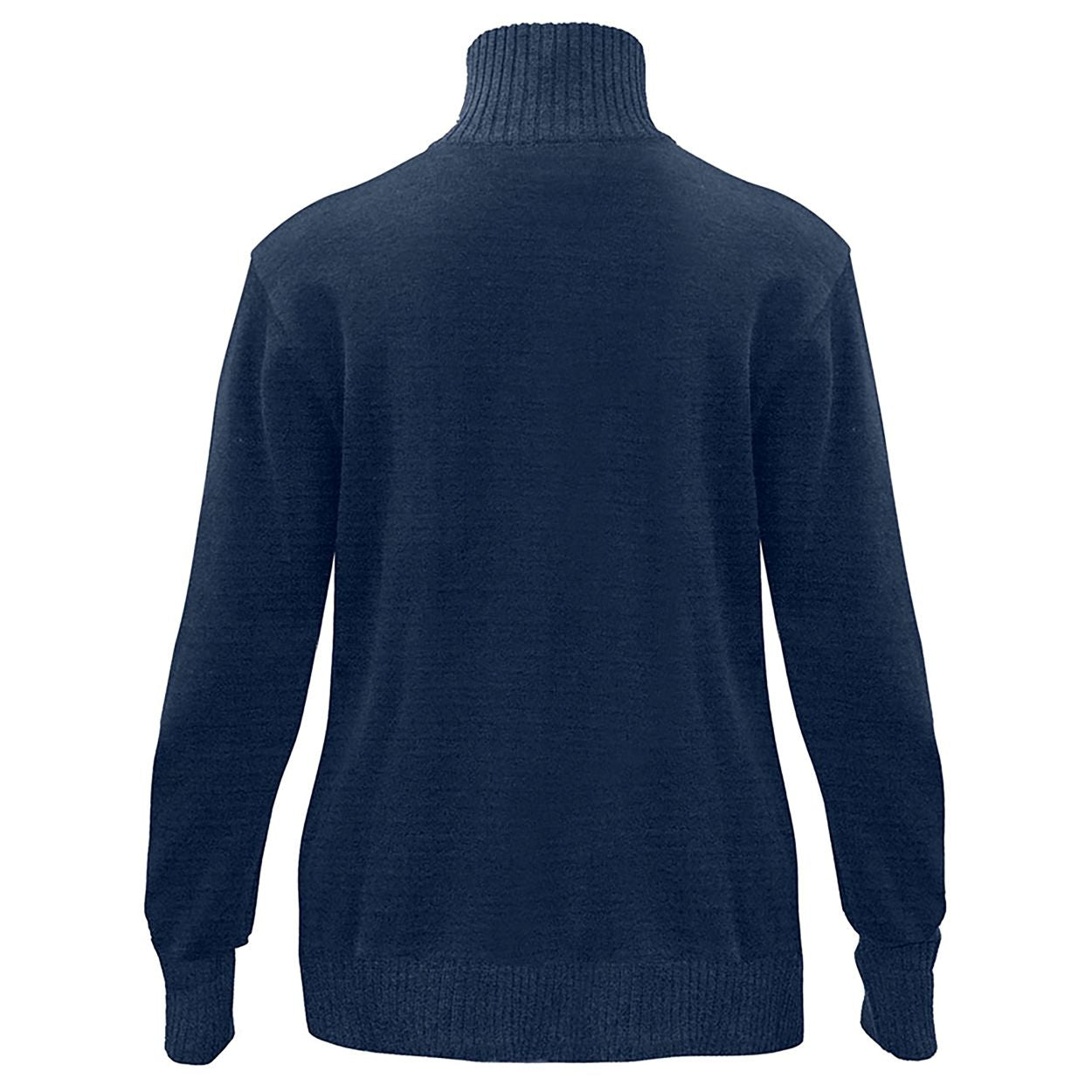 Navy cardigan on a white background