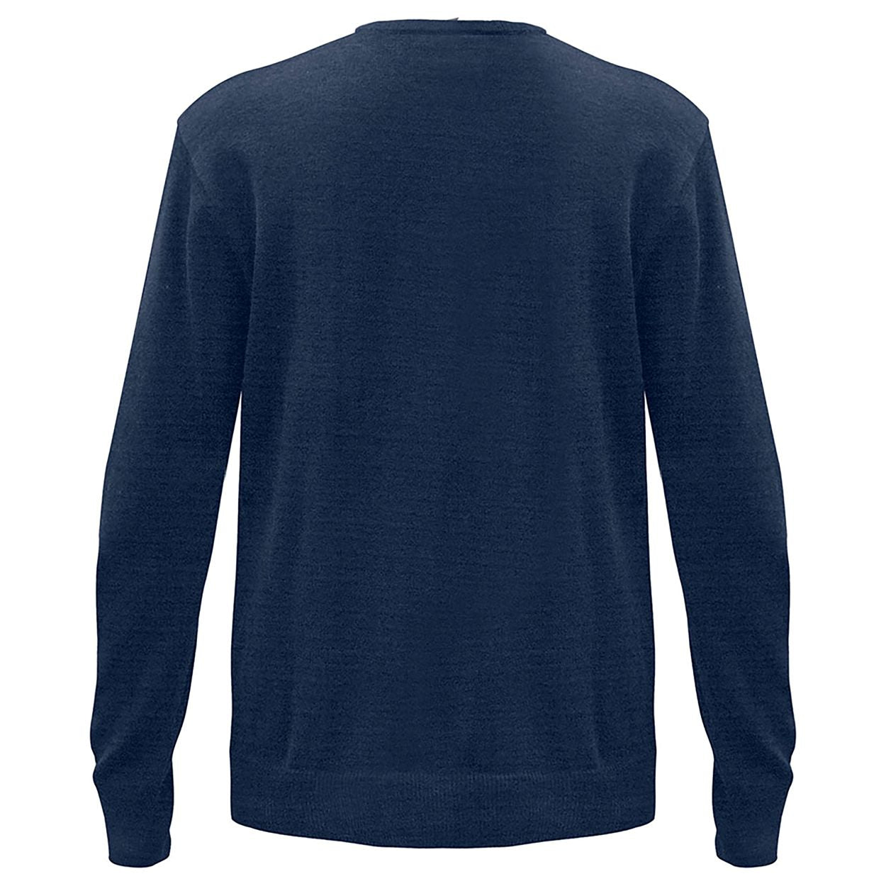 Navy cardigan on a white background