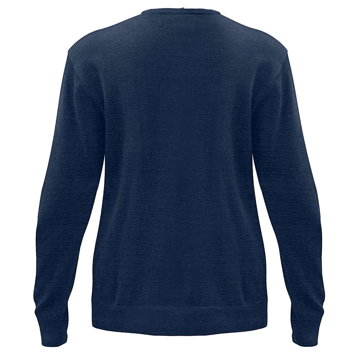 Navy cardigan on a white background
