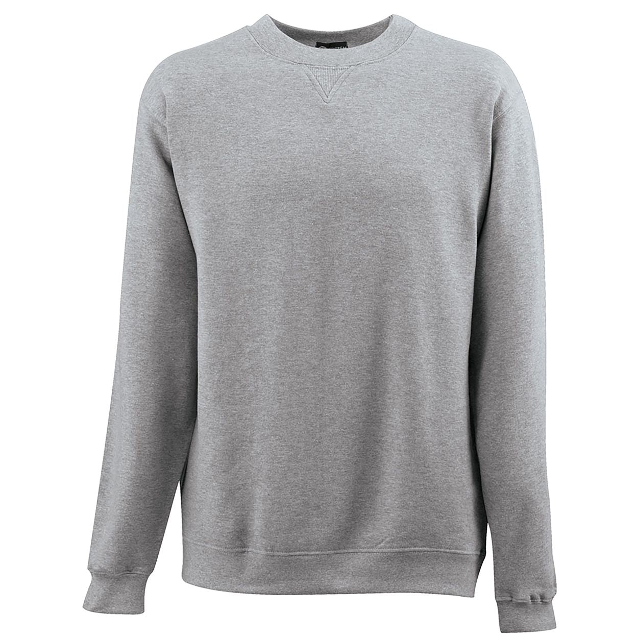 Athletic grey sweater on a white background