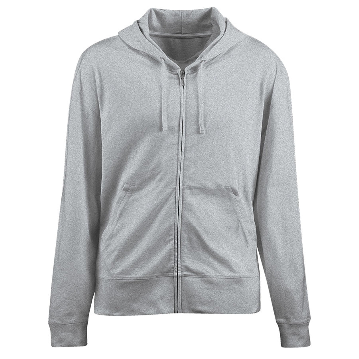 Athletic grey sweater on a white background