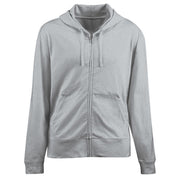 Athletic grey sweater on a white background