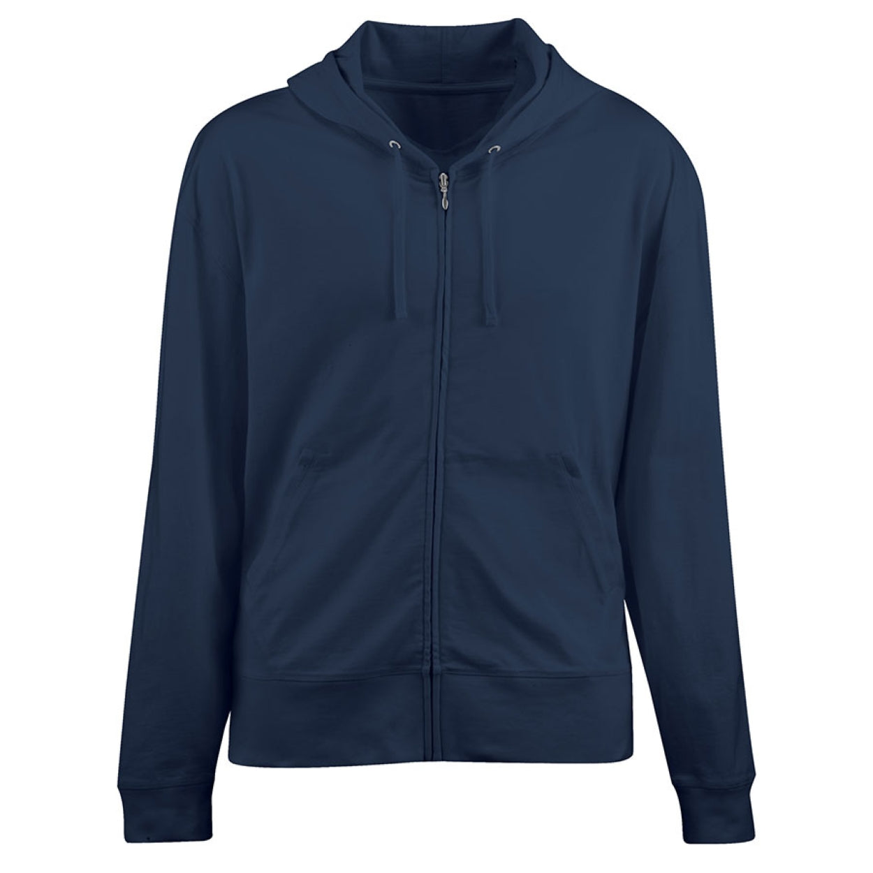 Navy sweater on a white background
