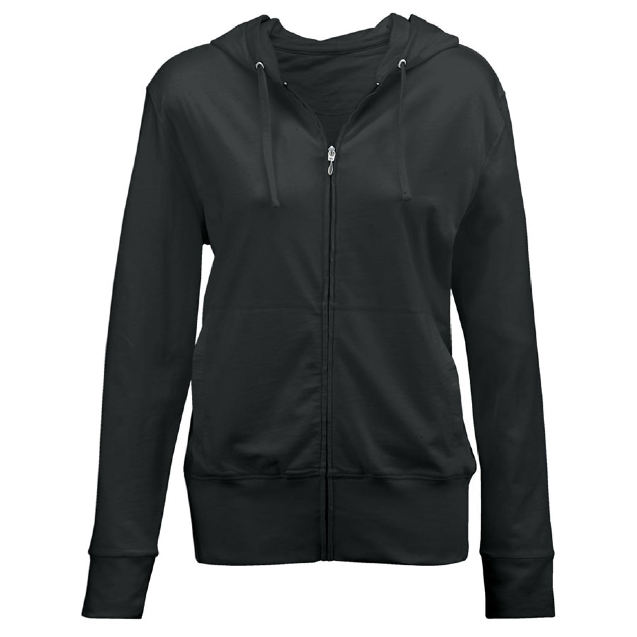 Black sweater on a white background