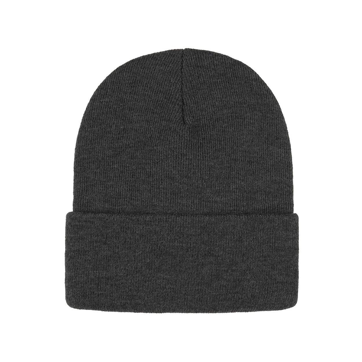 Charcoal heather tuque on a white background