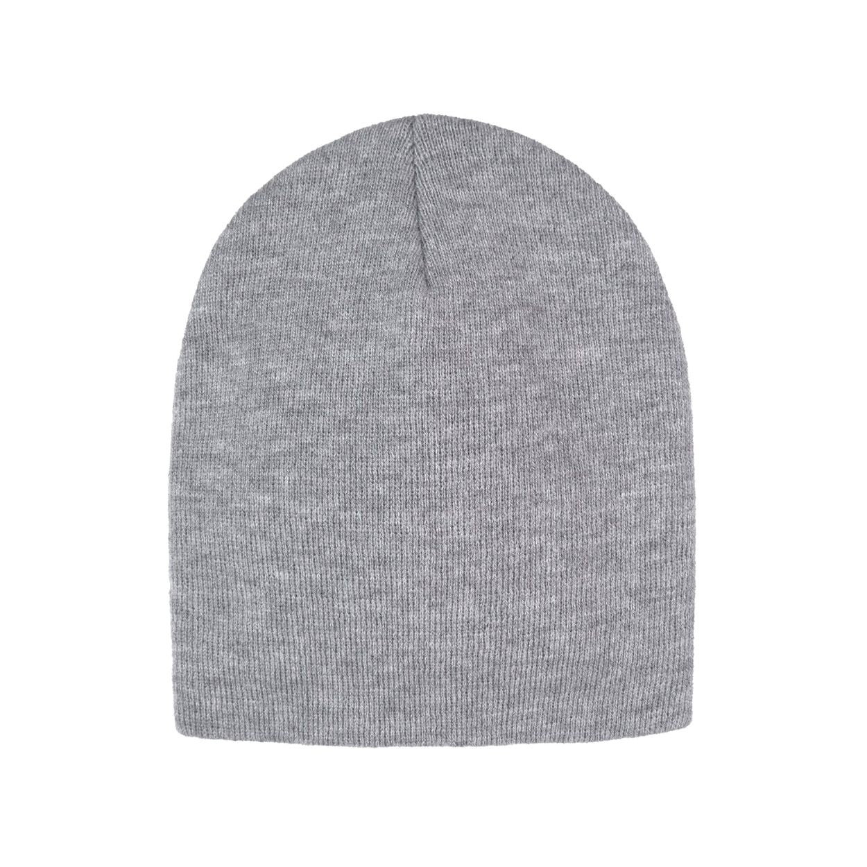 Athletic grey heather tuque on a white background