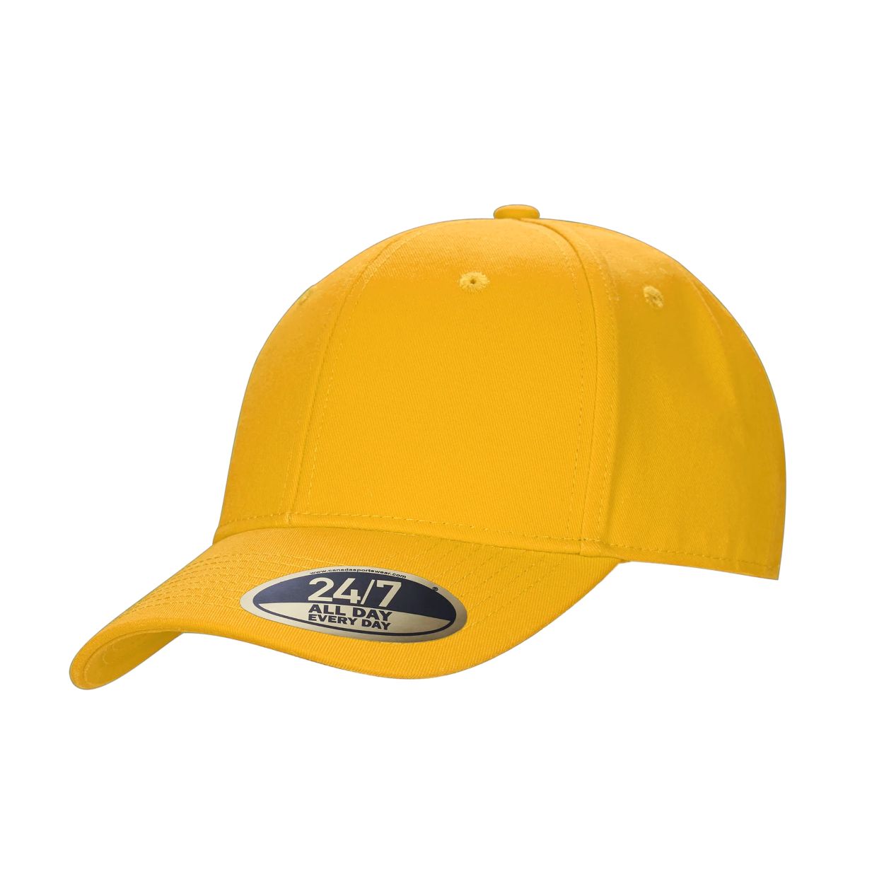 Gold cap on a white background