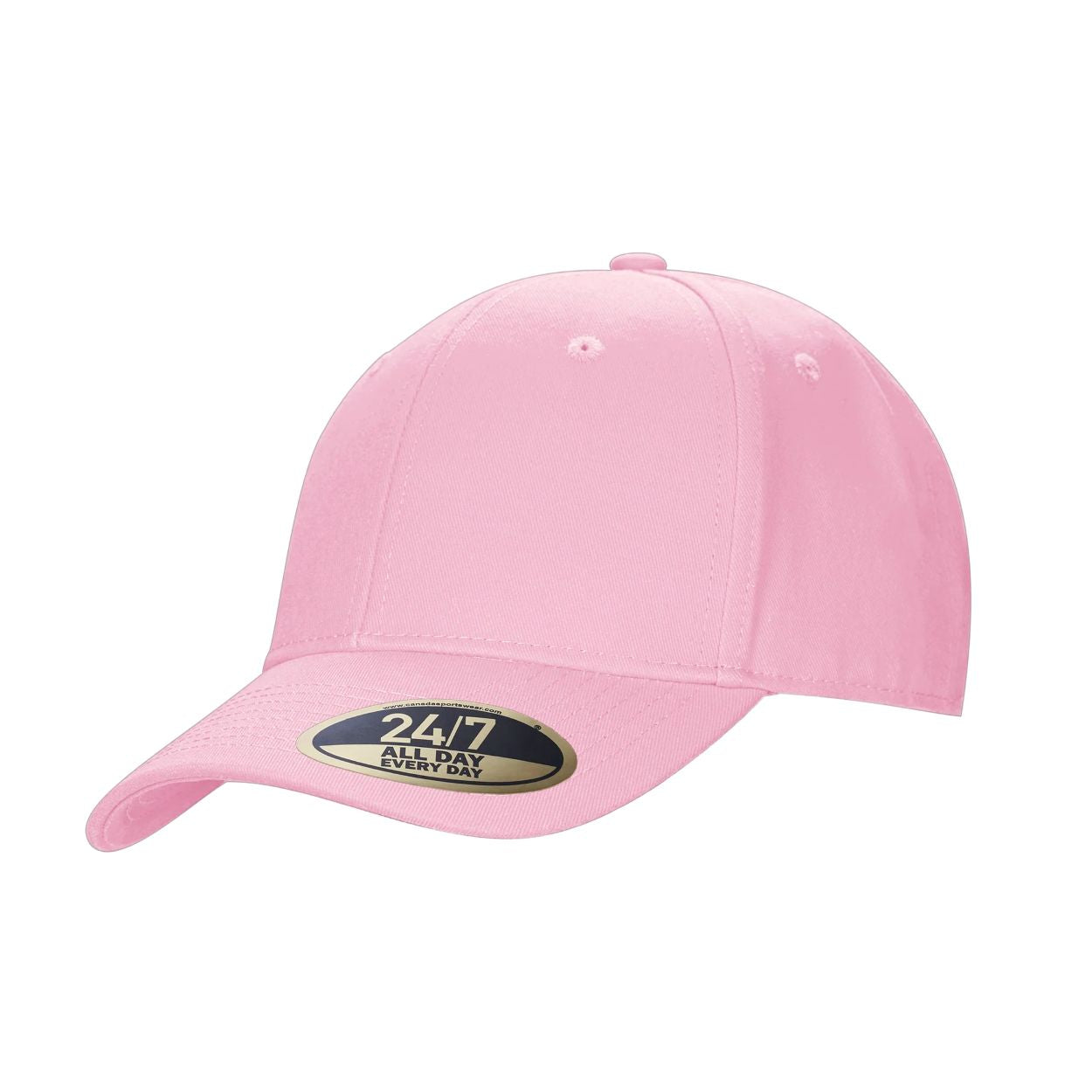 Pink cap on a white background