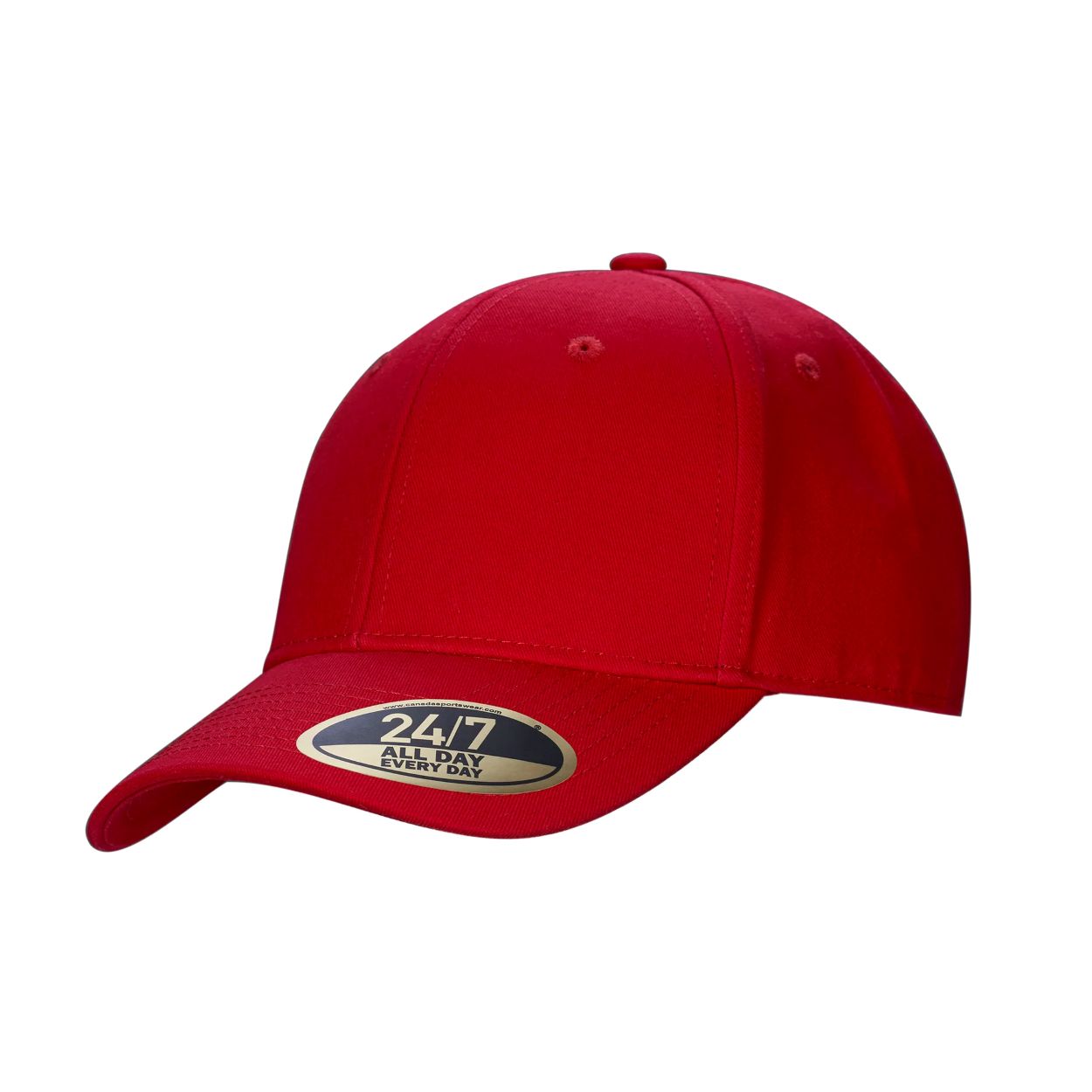 Red cap on a white background