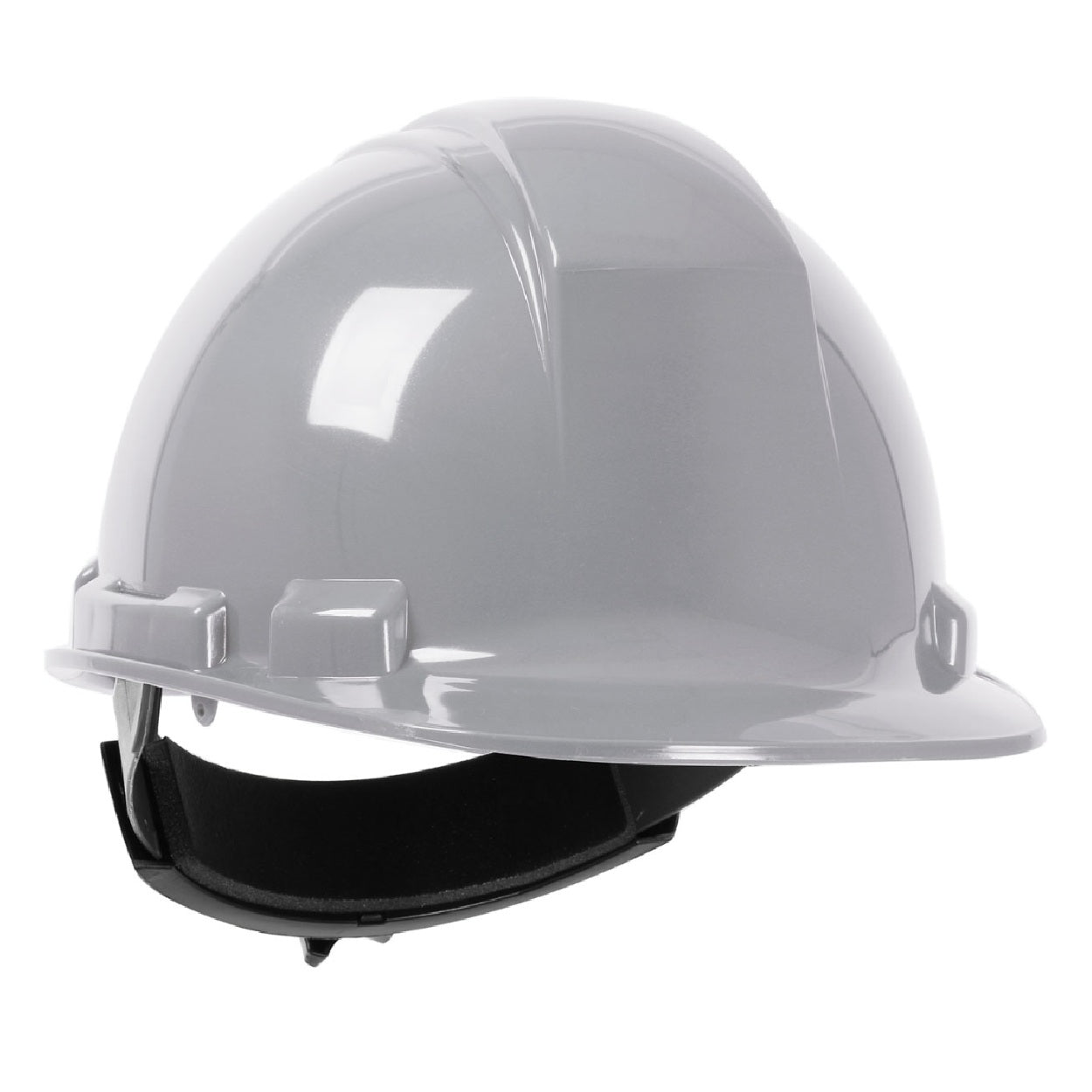 Grey safety helmet