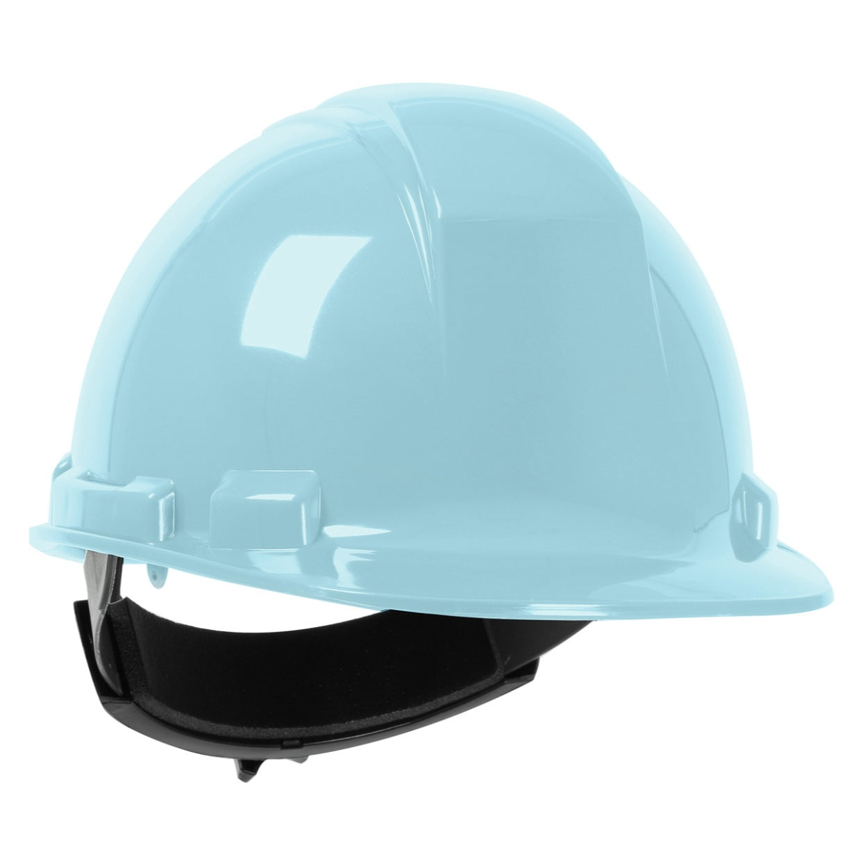 Light blue safety helmet