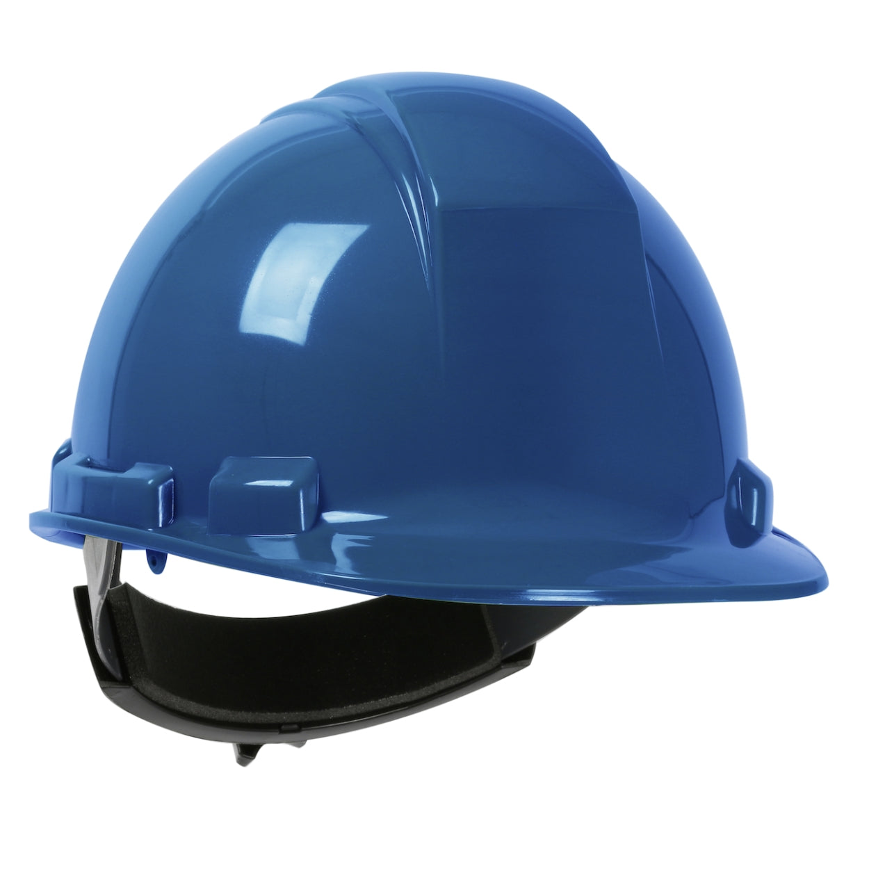Royal blue safety helmet
