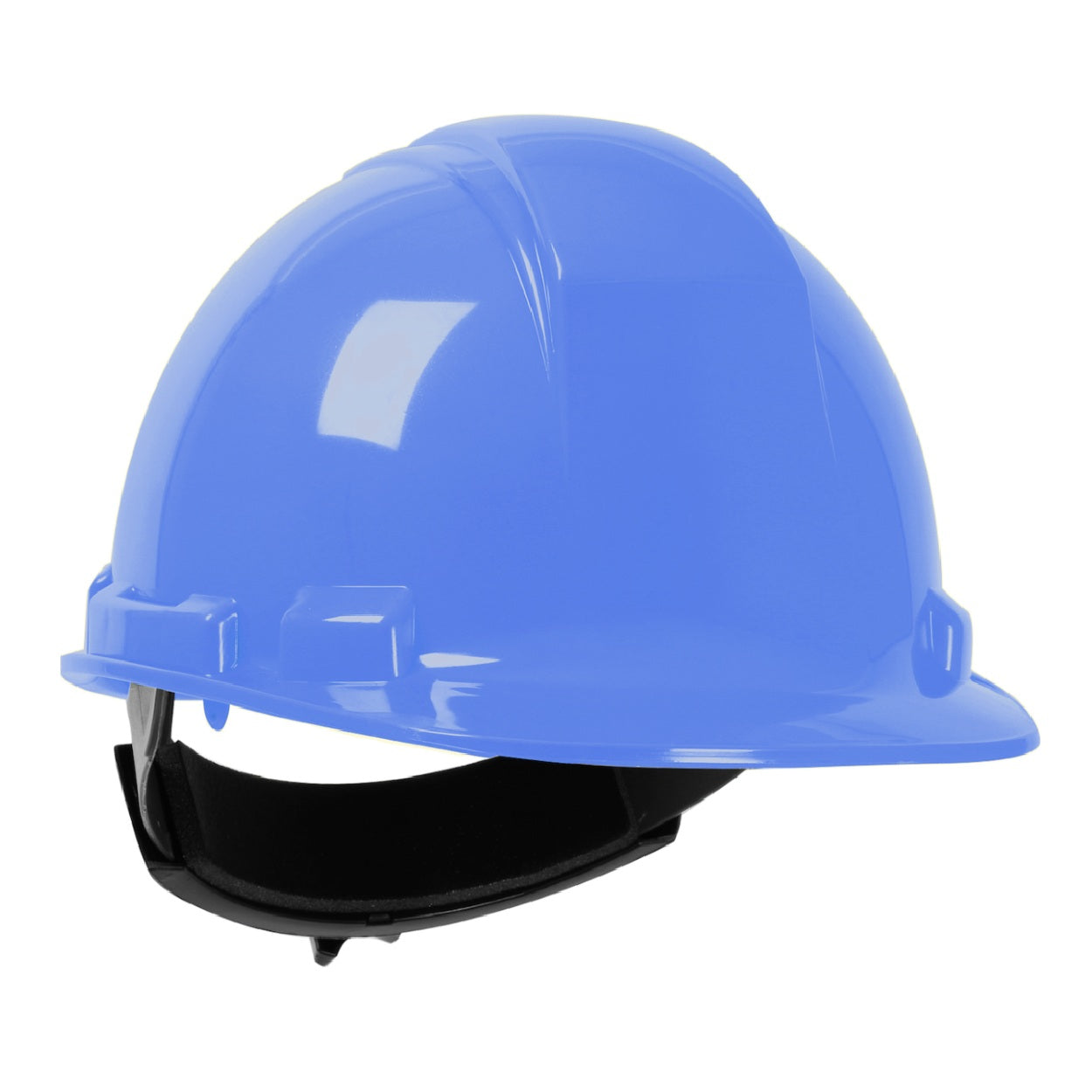 Sky blue safety helmet