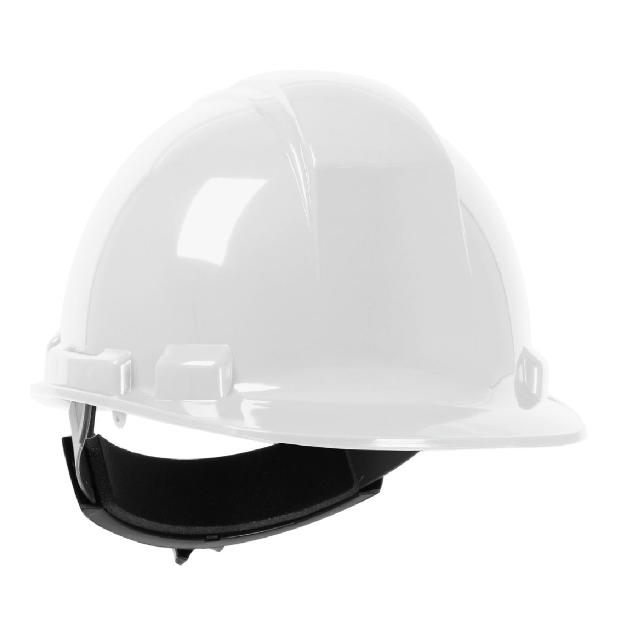 White safety helmet
