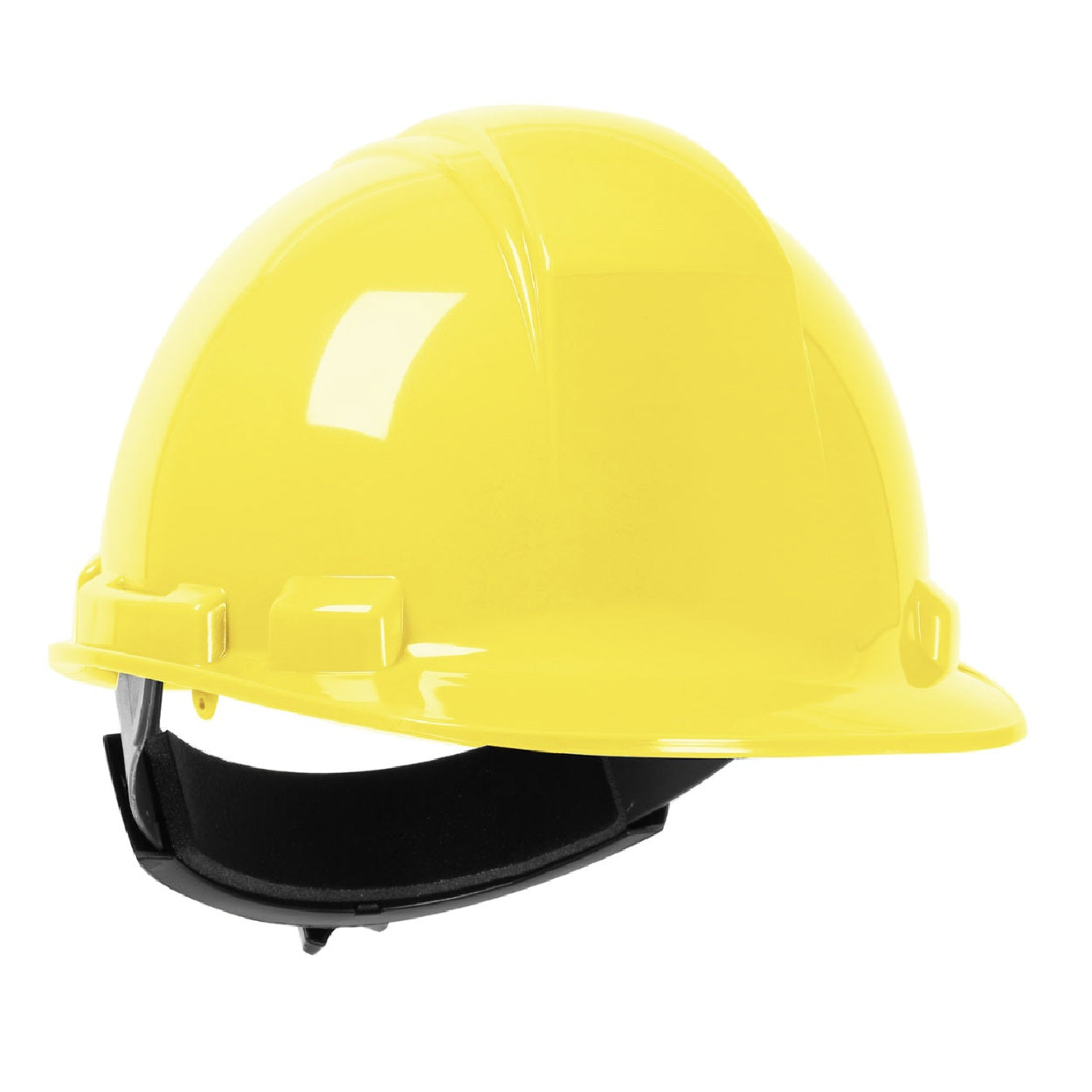 Yellow safety helmet