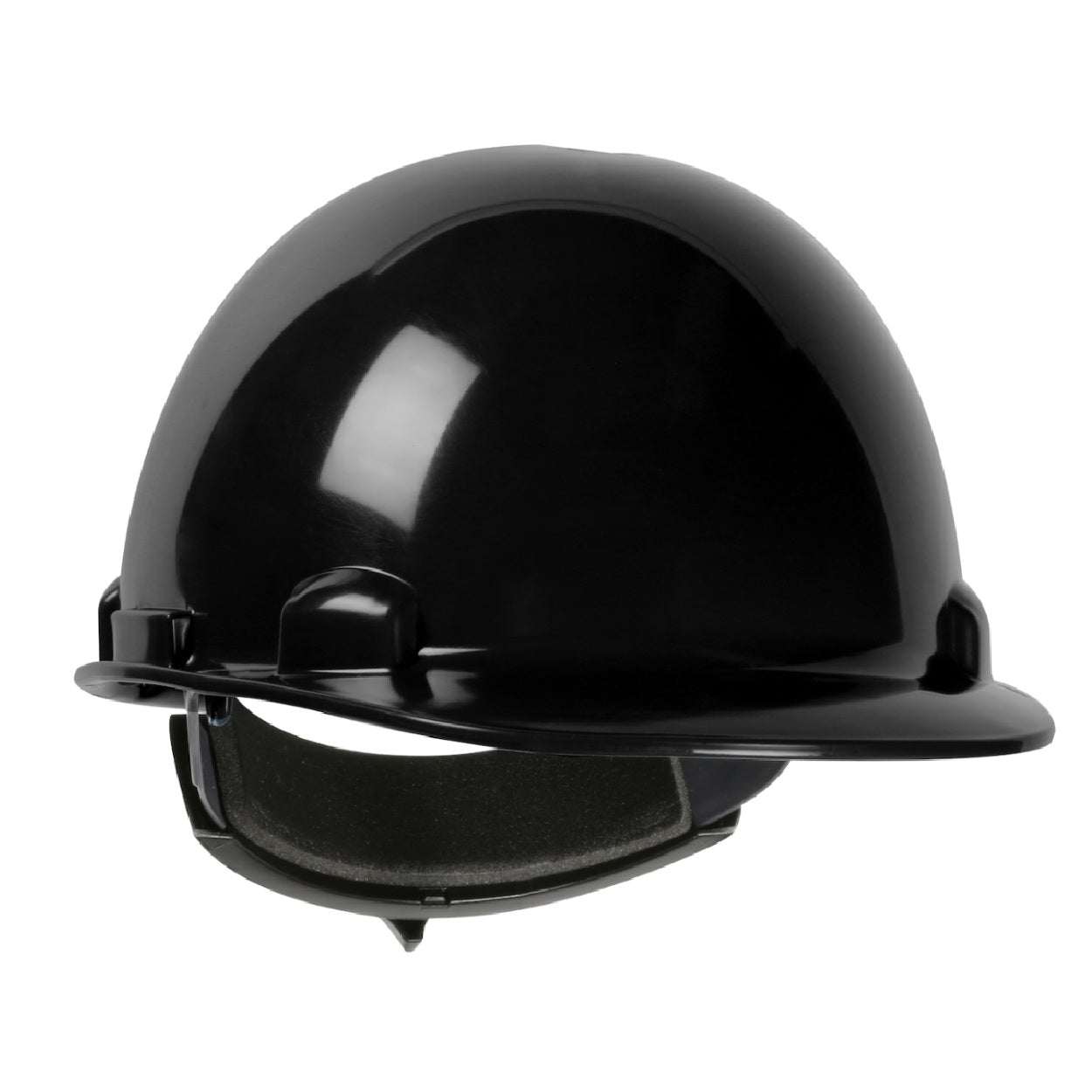 Black safety helmet