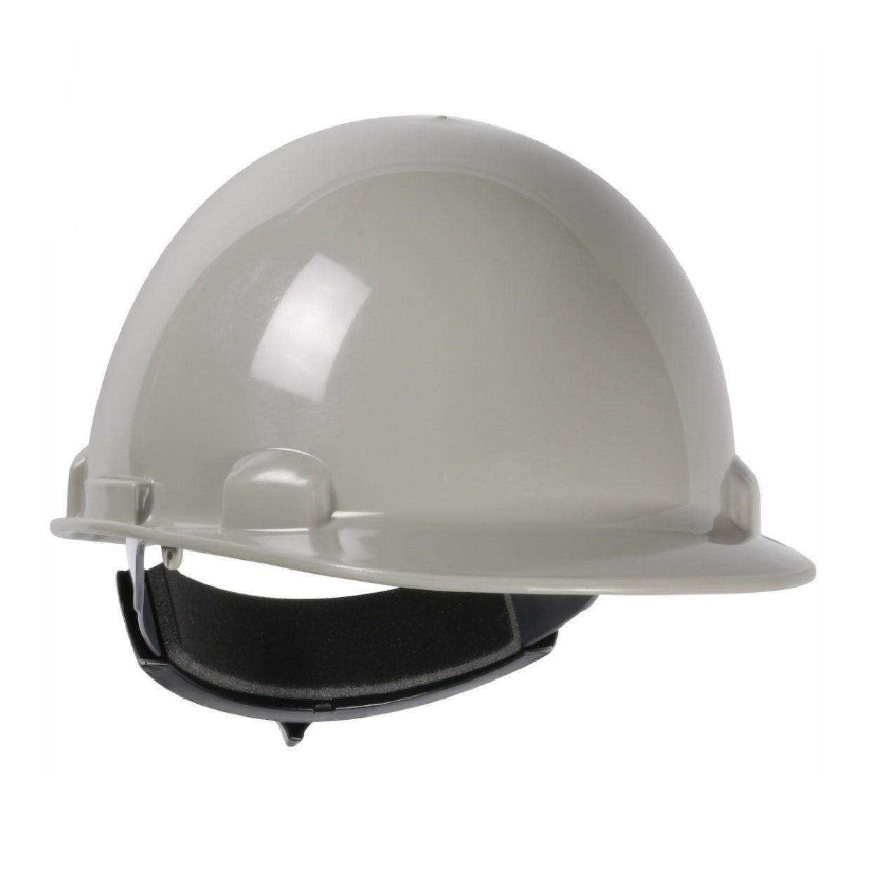 Grey safety helmet