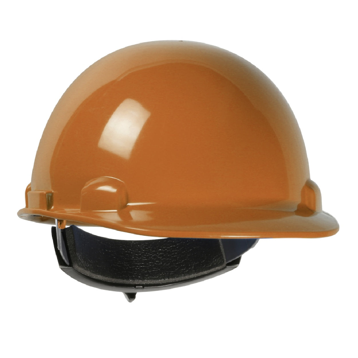 Orange safety helmet