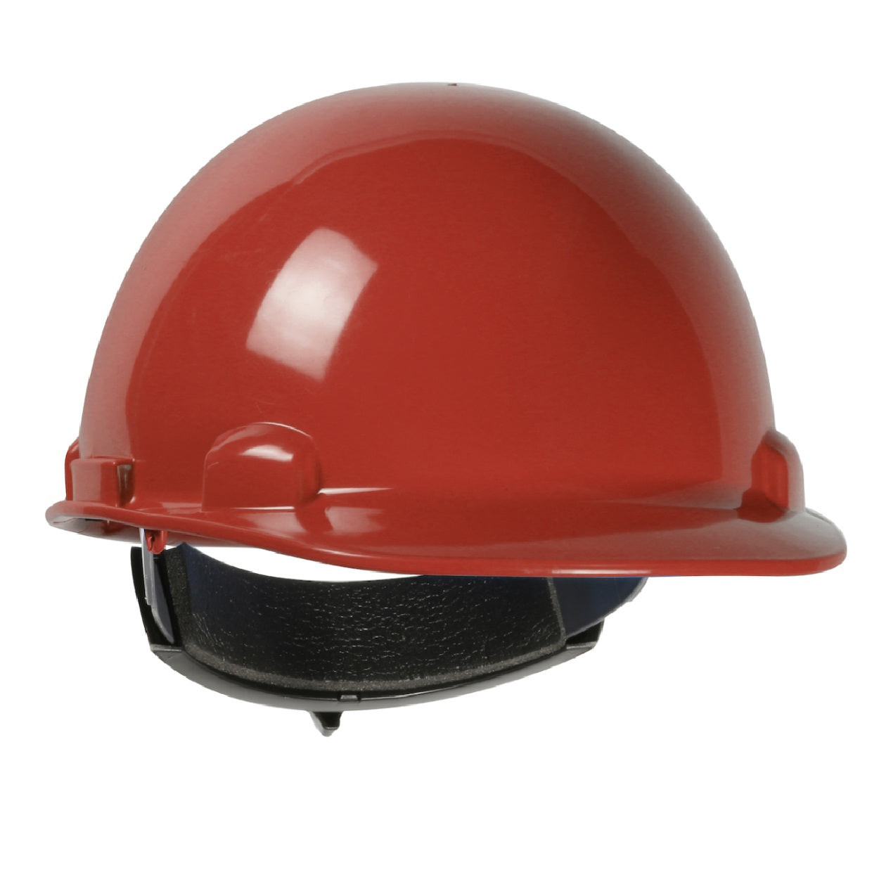 Red safety helmet