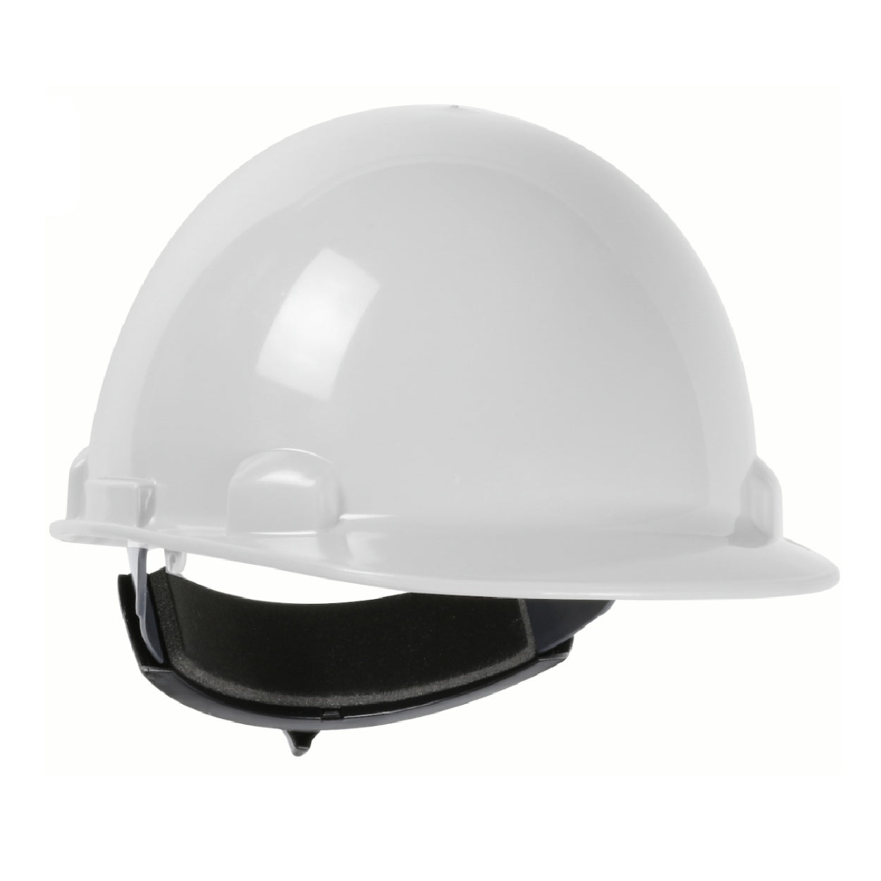White safety helmet