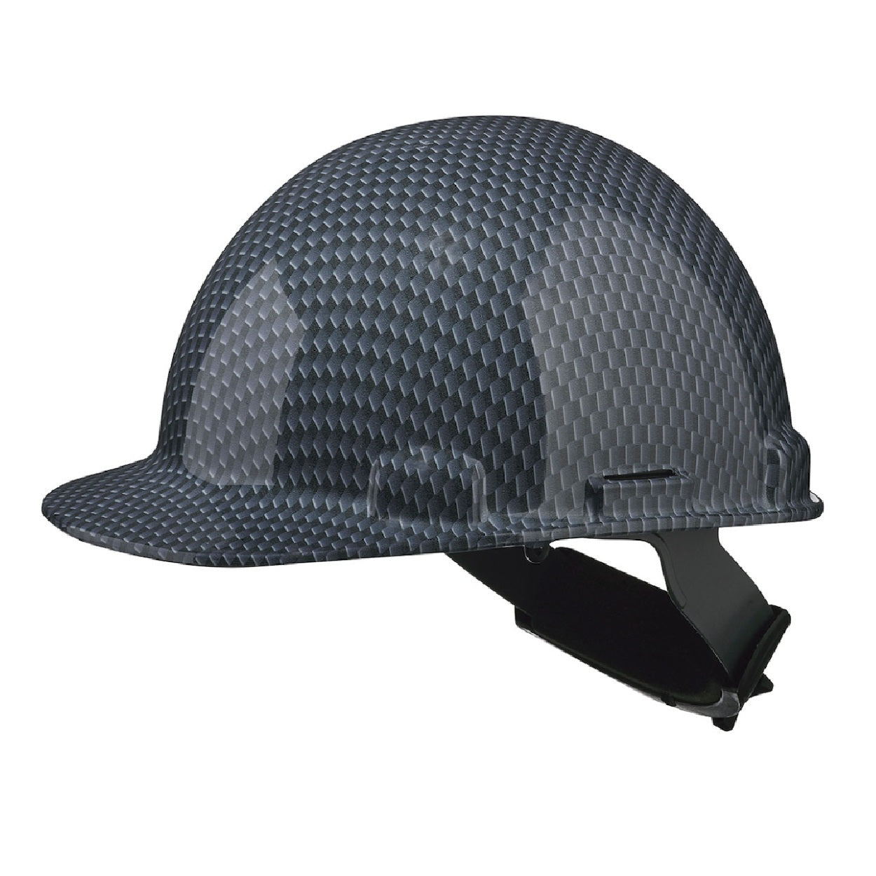 Carbon fibre grey pattern safety helmet