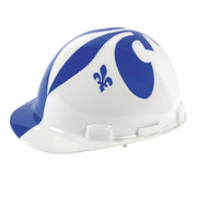 Fleur de Lys pattern safety helmet