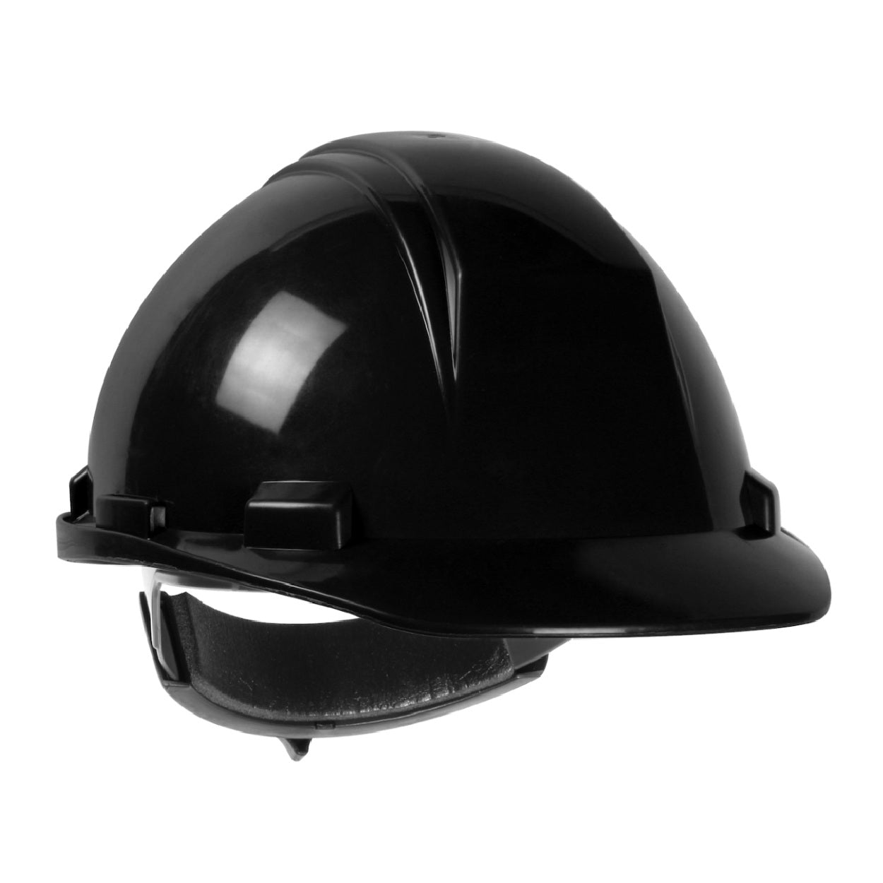 Black safety helmet