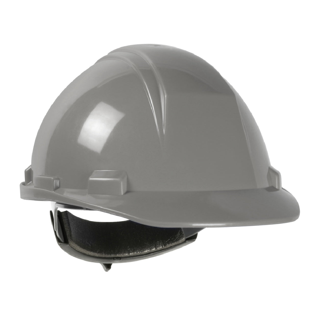 Grey safety helmet