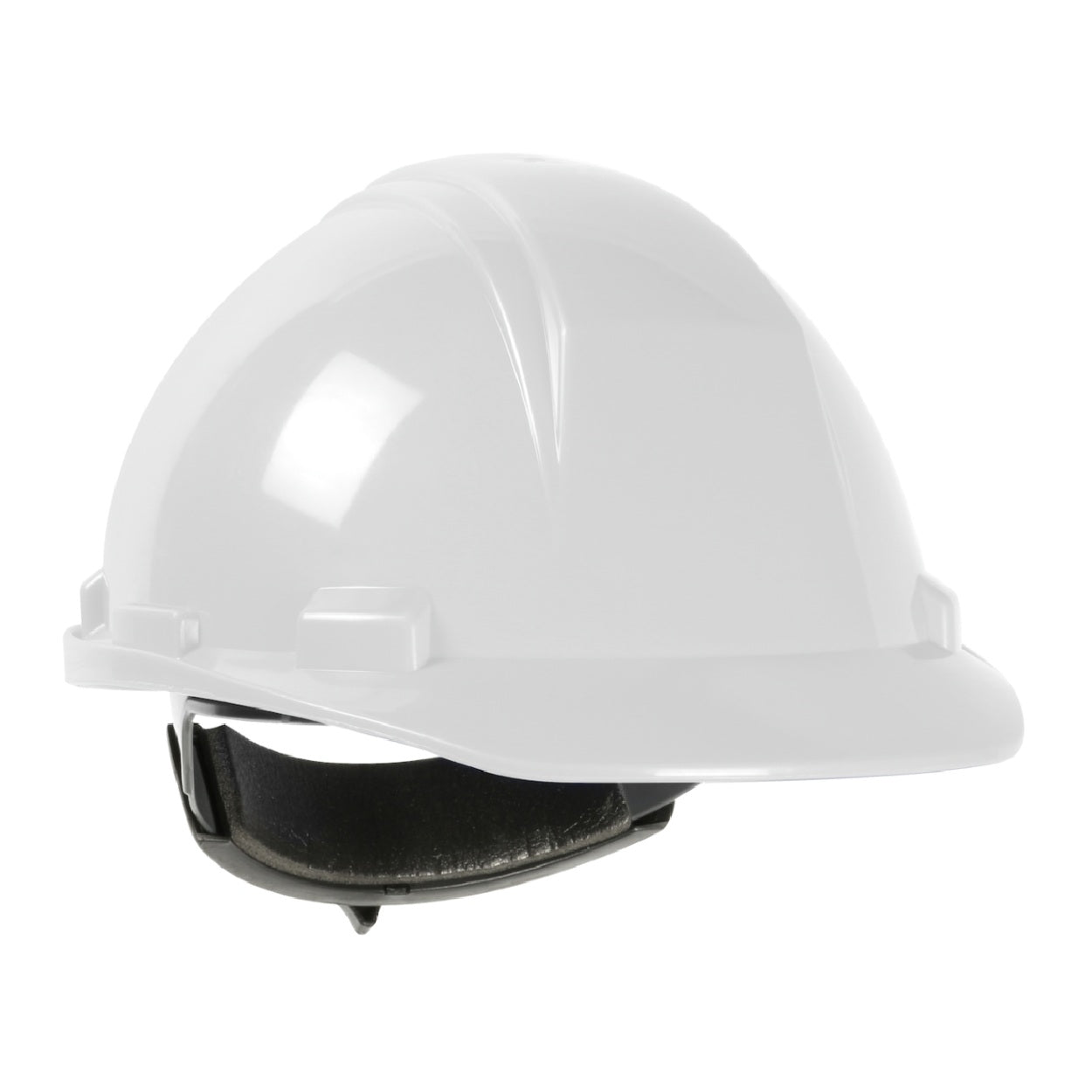 White safety helmet
