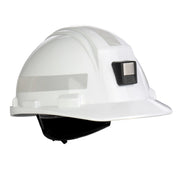 White safety helmet