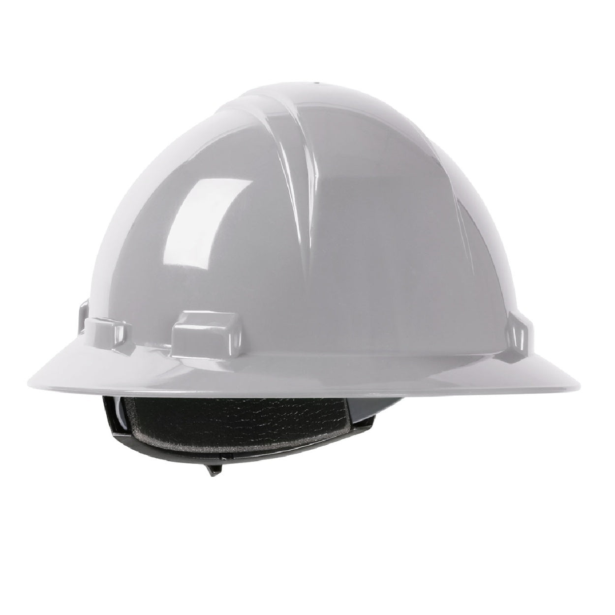 Grey safety helmet