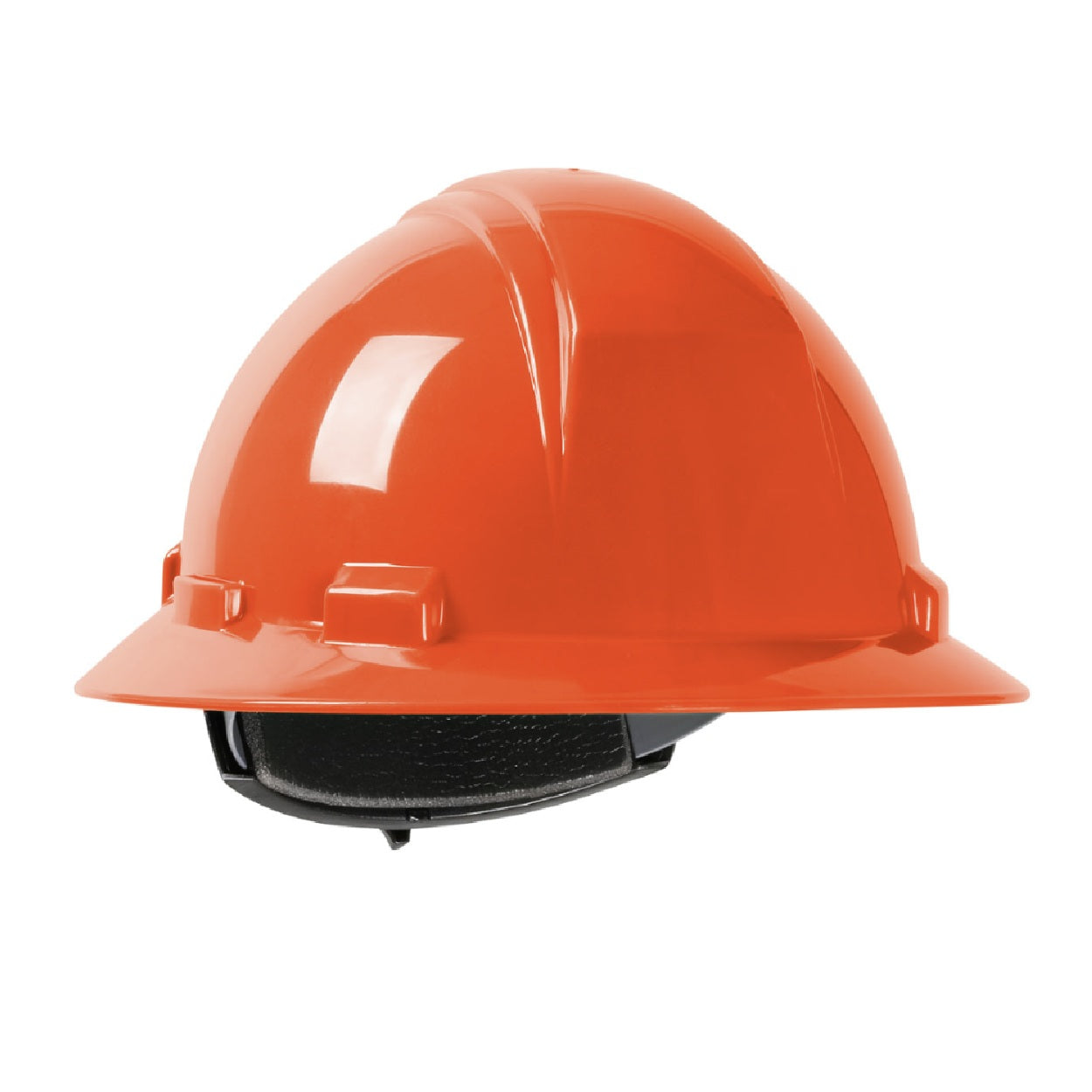 Orange safety helmet