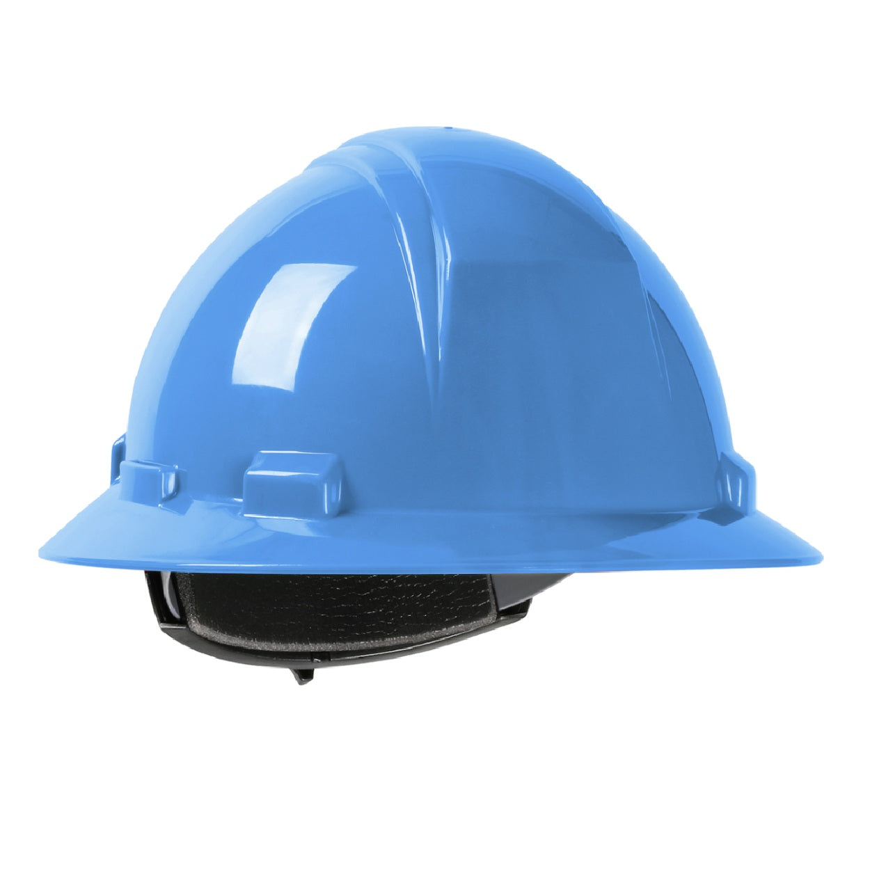 Sky blue safety helmet