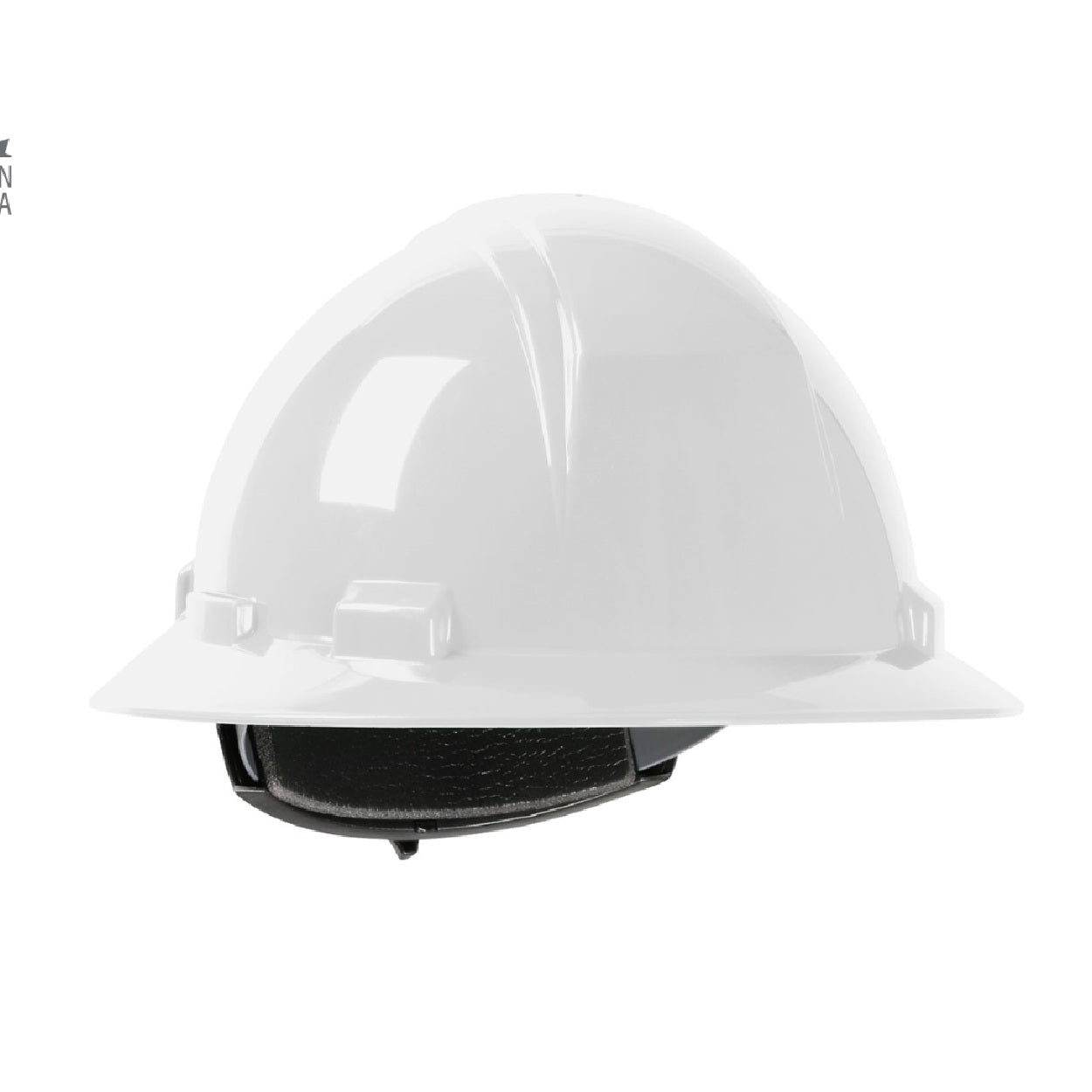 White safety helmet