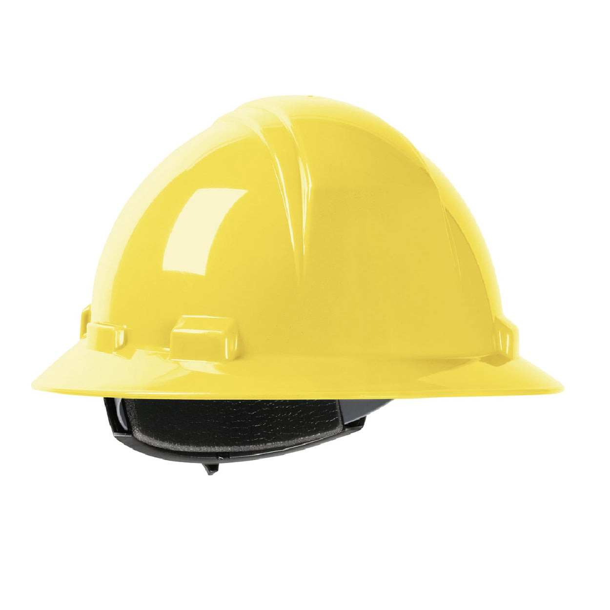 Yellow safety helmet