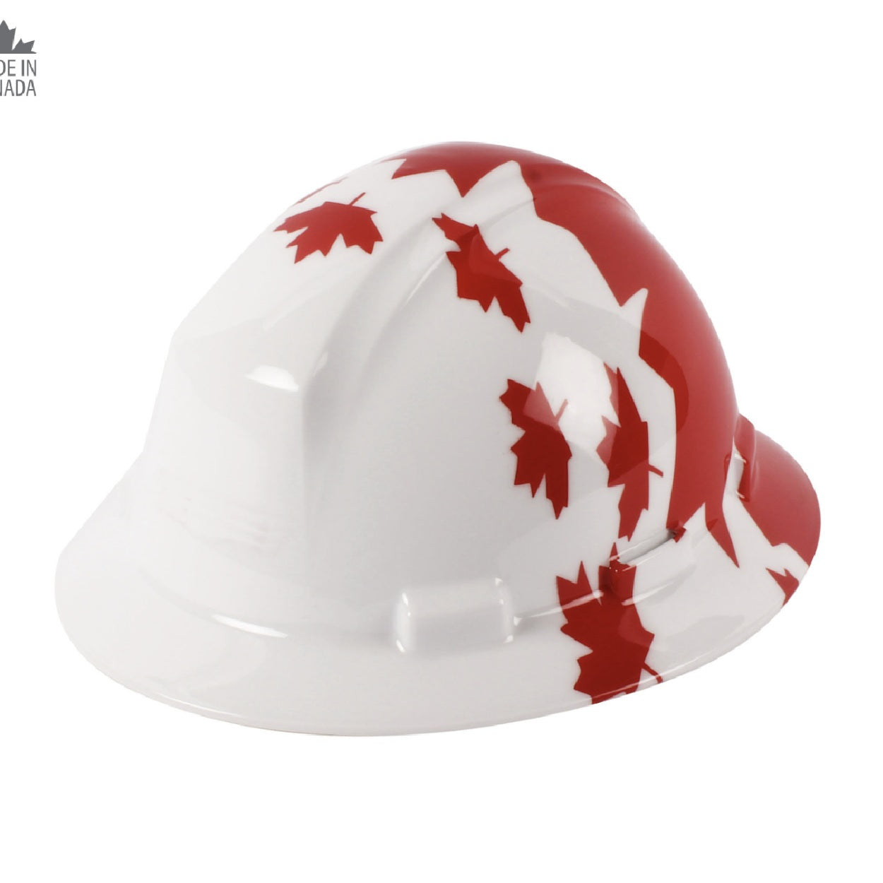 Maple leaf pattern safety helmet