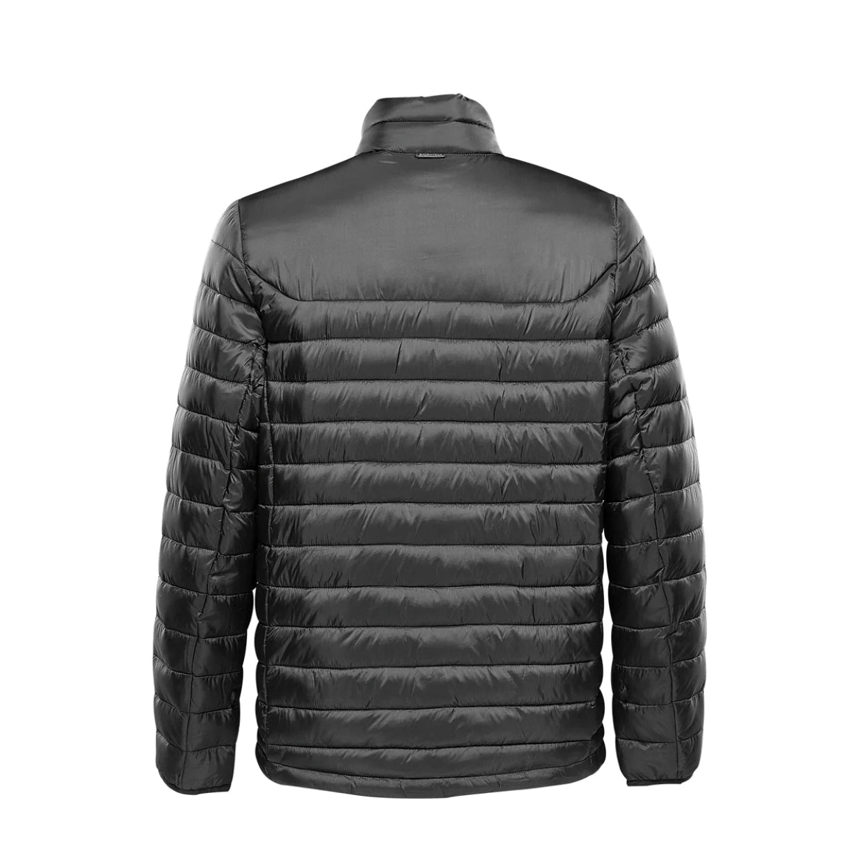 Black hybrid coat on a white background