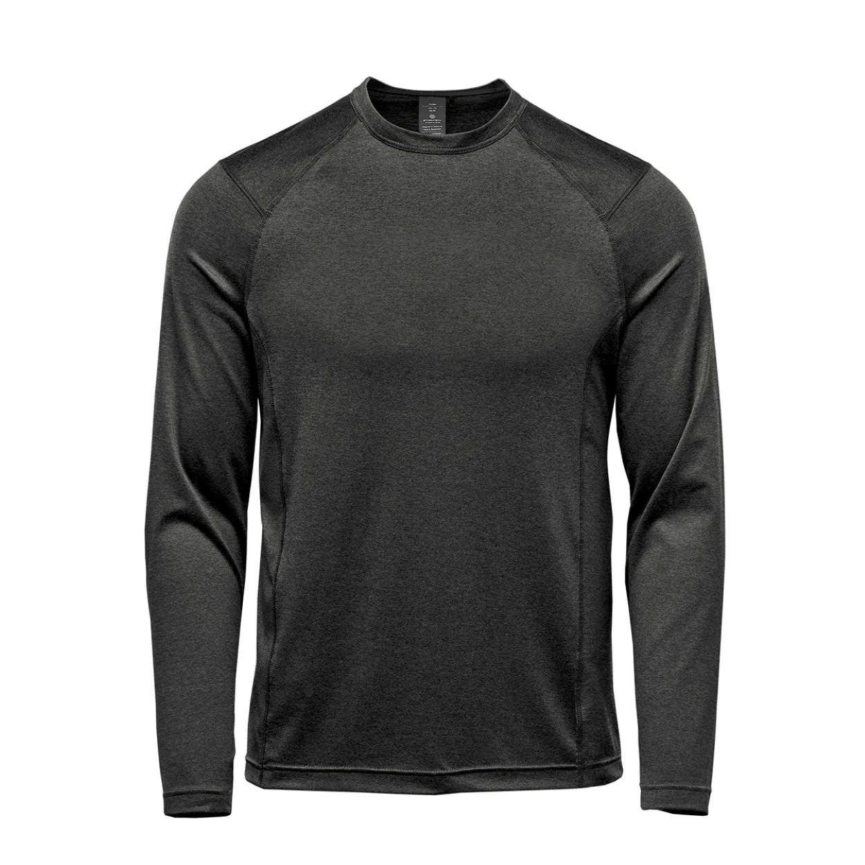 Charcoal heather t-shirt on a white background