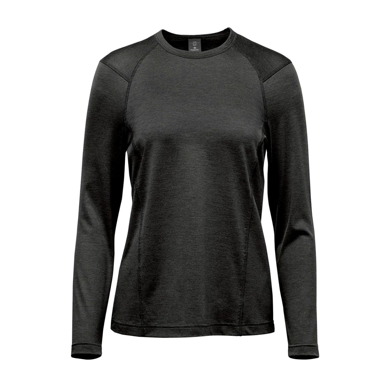 Charcoal heather t-shirt on a white background