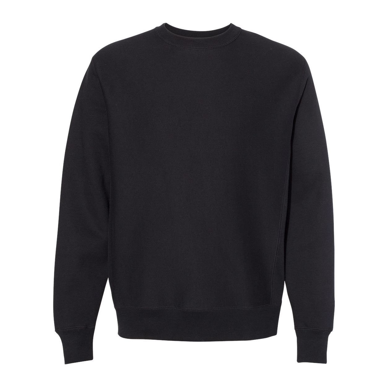 Black sweater on a white background