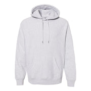 Grey heather sweater on a white background