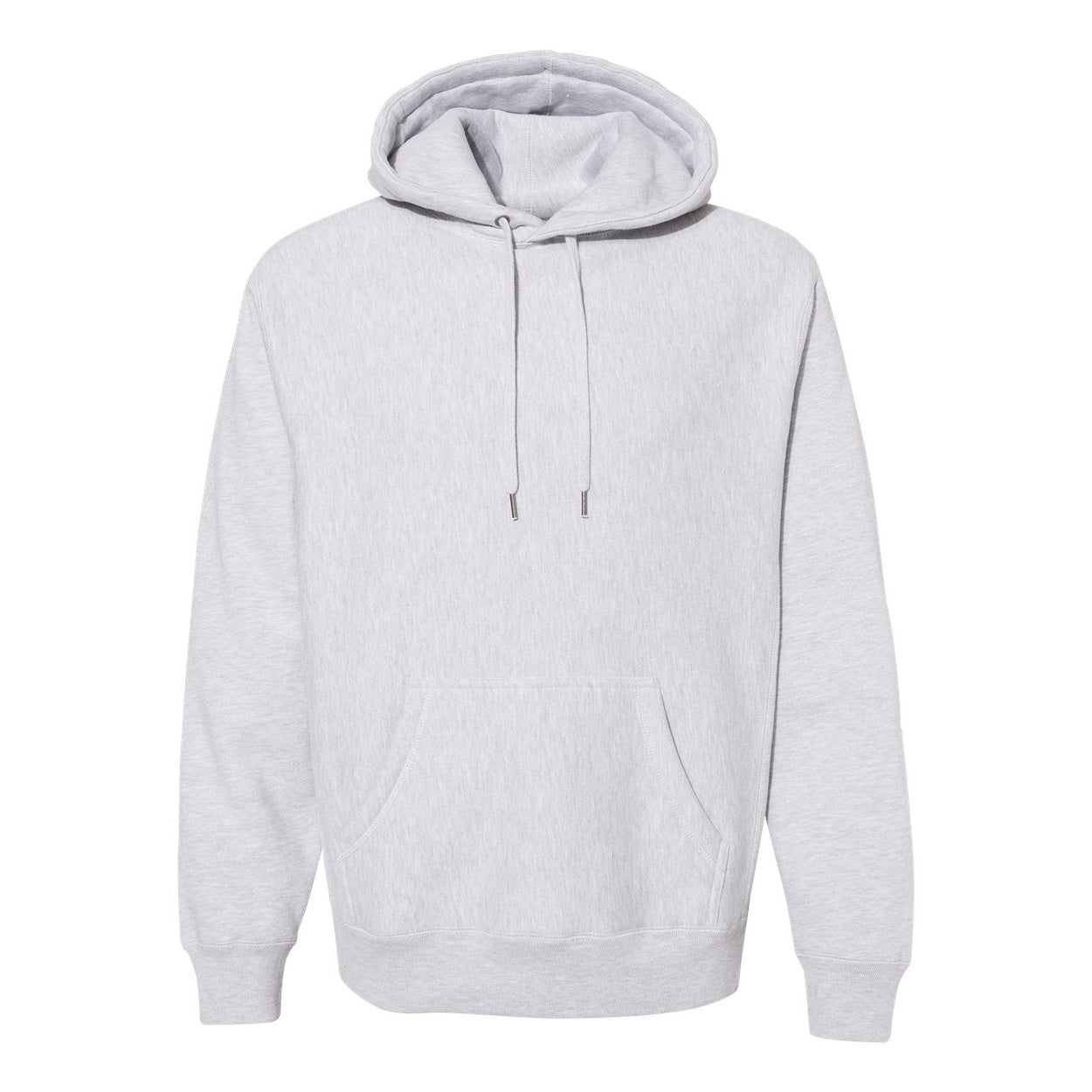 Grey heather sweater on a white background
