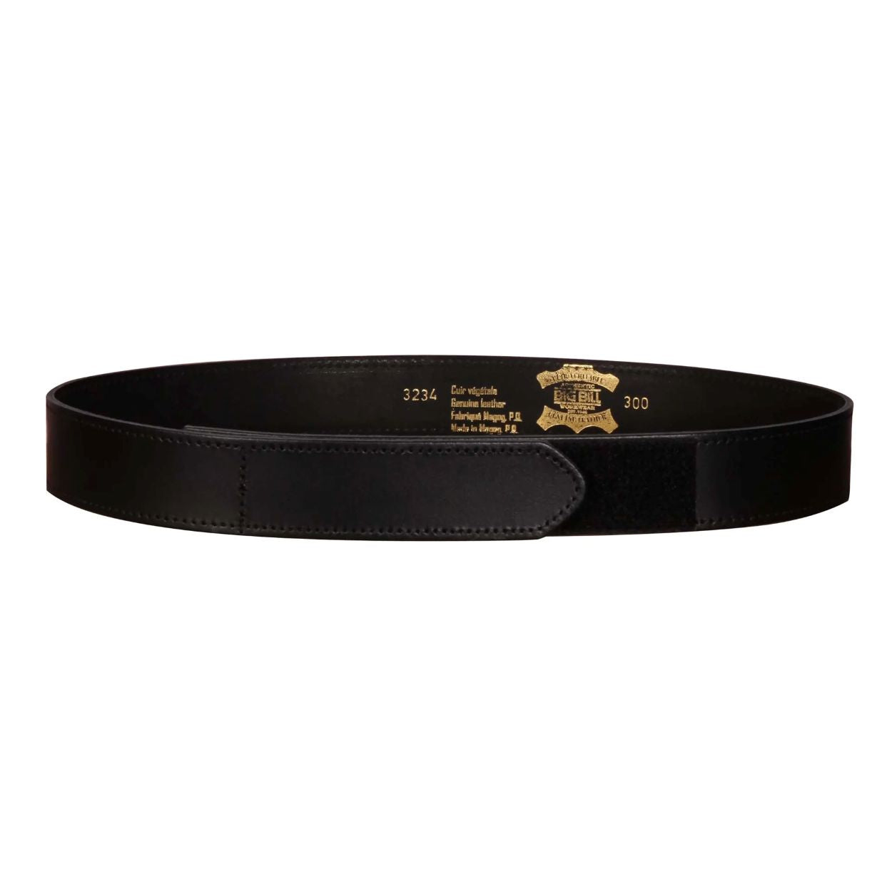 Black belt on a white background