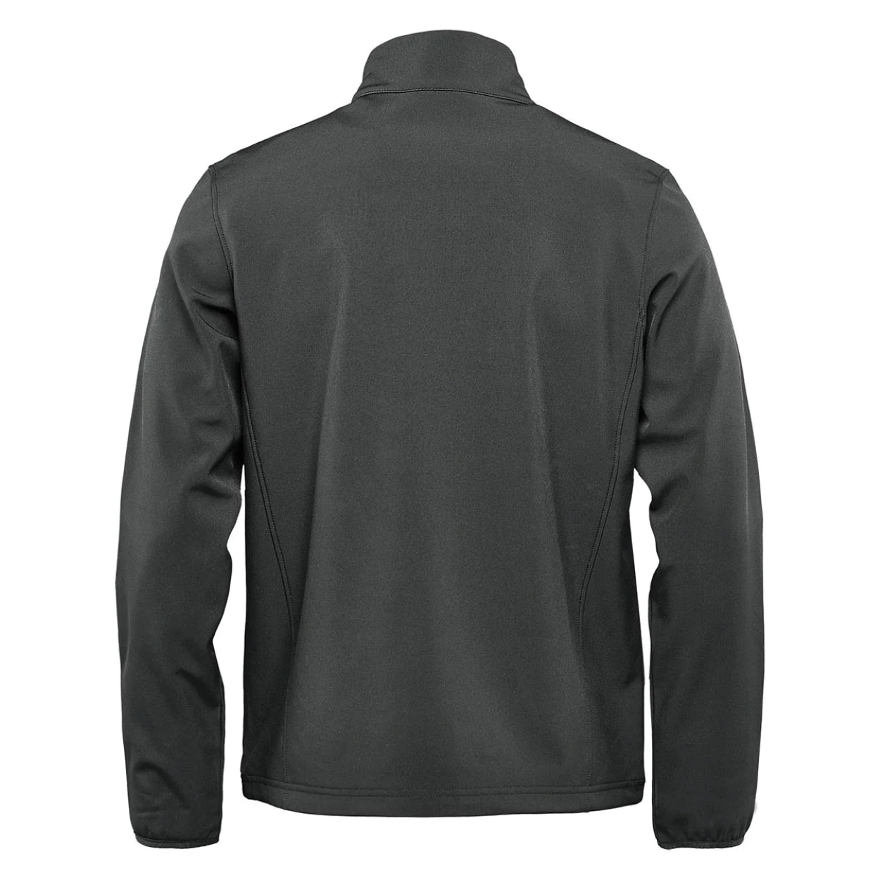 Dolphin grey softshell jacket on a white background