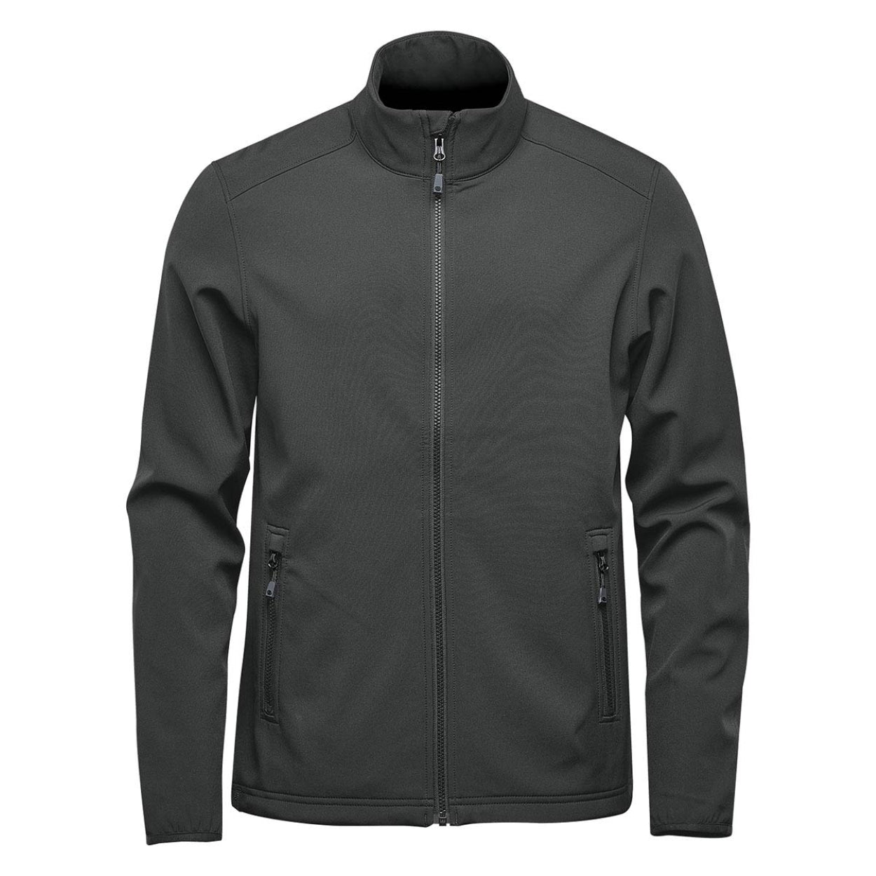 Dolphin grey softshell jacket on a white background