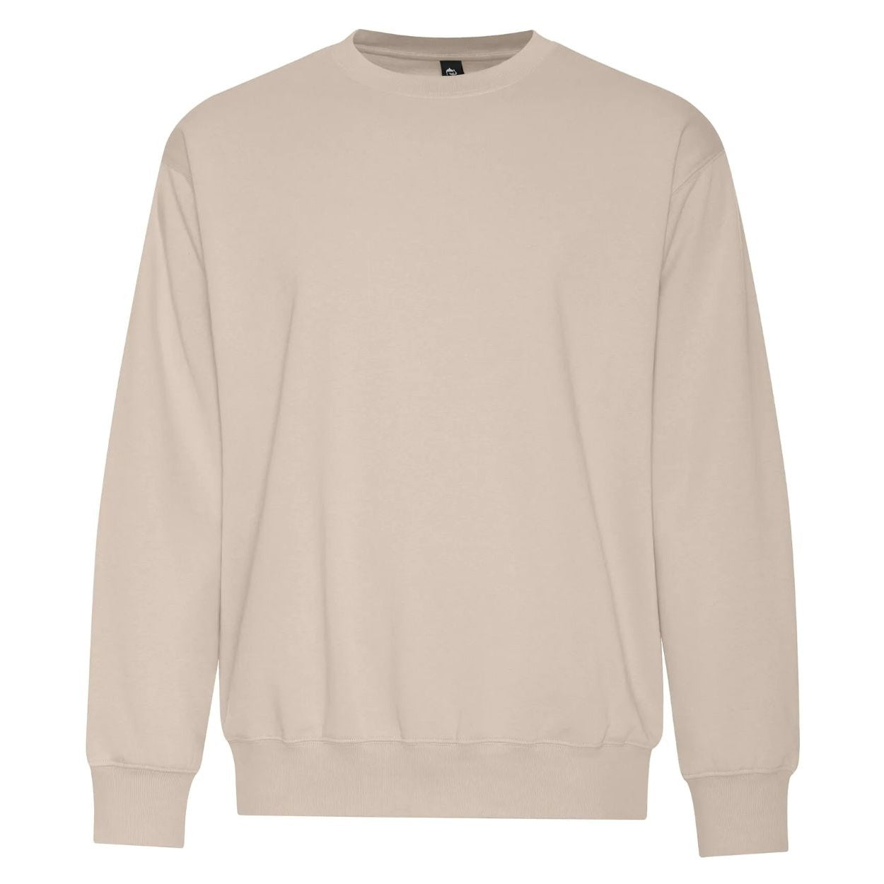 Sahara beige sweater on a white background