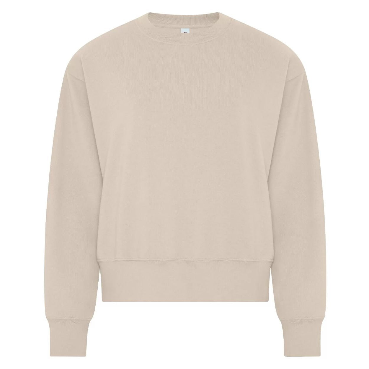 Sahara beige sweater on a white background