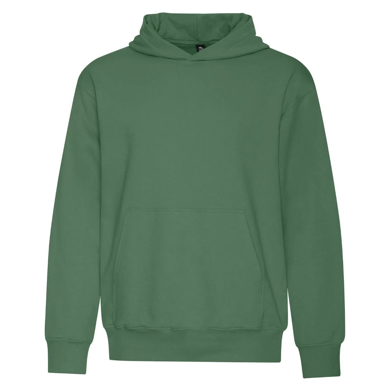 Balsam green sweater on a white background