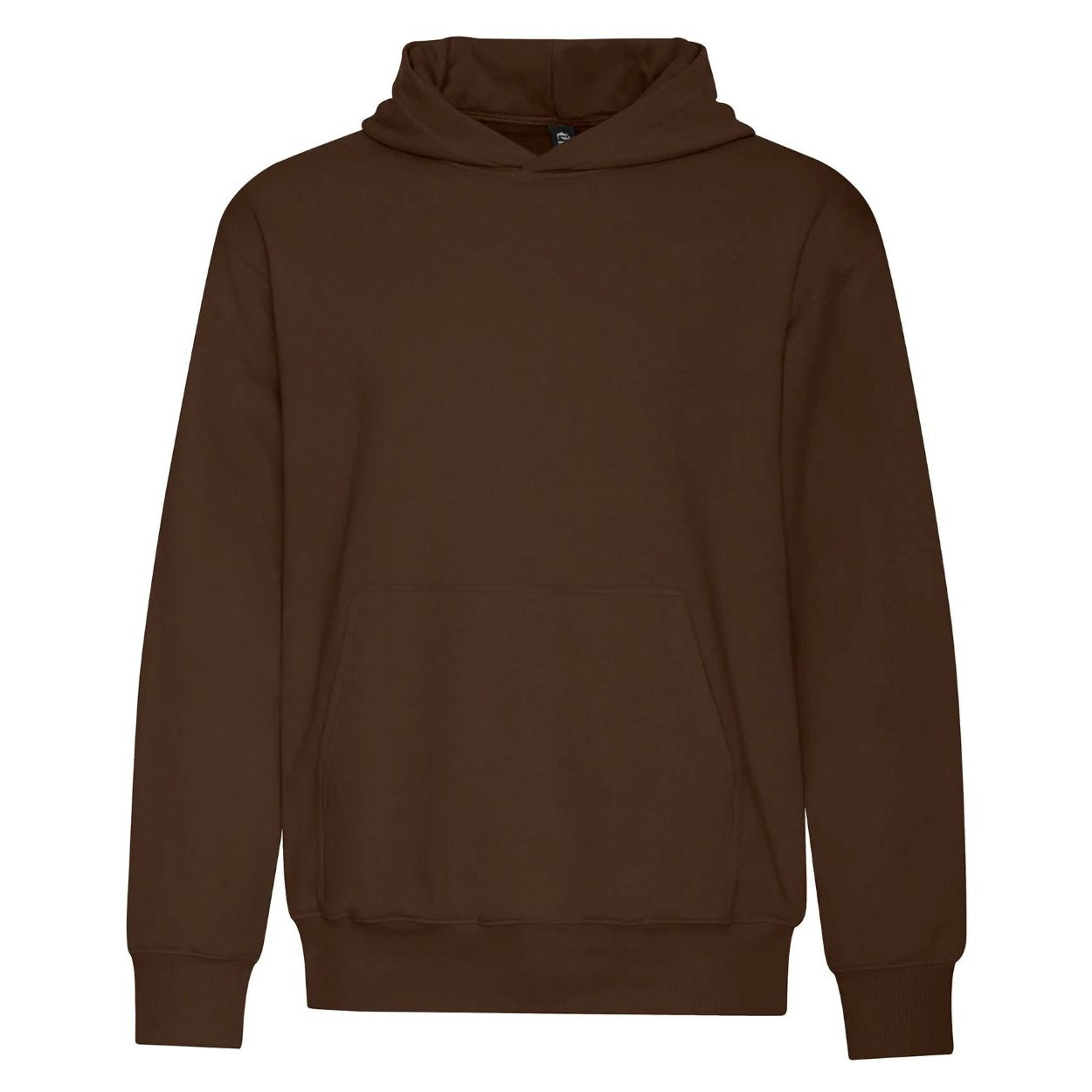 Coffee brown sweater on a white background